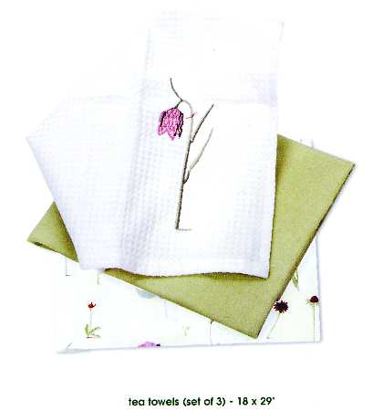 Up the Garden Path Tea Towel