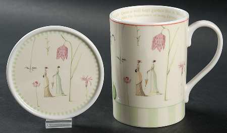 Up the Garden Path Mug & Coaster Set