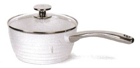 Sophie Conran White 2 Quart Metal Covered Saucepan