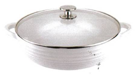 Sophie Conran White 4 Quart Metal Covered Casserole
