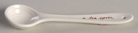 Sophie Conran White 1 Teaspoon Ceramic Measuring Spoon