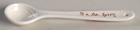 Sophie Conran White 1/2 Teaspoon Ceramic Measuring Spoon