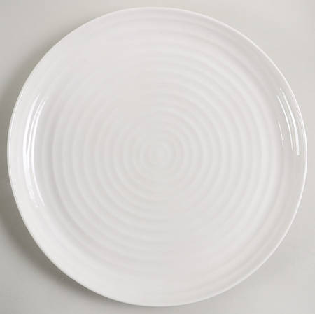 Sophie Conran White Chip Bowl/Plate for Chip & Dip Set