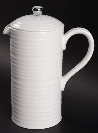 Sophie Conran White (3 Cup) Cafetiere & Lid/Press