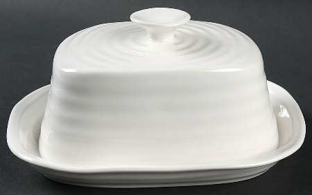Sophie Conran White Rectangular Covered Butter