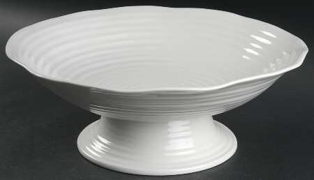 Sophie Conran White Round Compote (Height X Width)