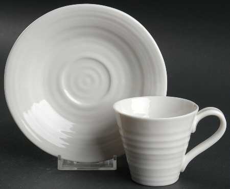 Sophie Conran White Espresso Cup and Saucer Set