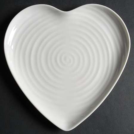 Sophie Conran White 9" Heart Plate