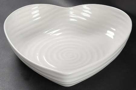 Sophie Conran White 10" Heart Shaped Bowl