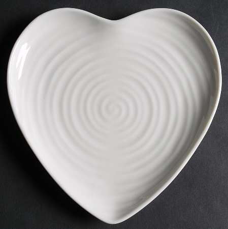 Sophie Conran White 7" Heart Plate