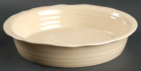 Sophie Conran Biscuit (Beige) Round Oven-To-Table Pie Plate
