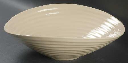 Sophie Conran Biscuit (Beige) 11" Large Salad Serving Bowl