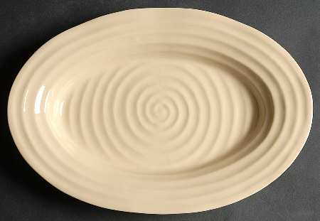 Sophie Conran Biscuit (Beige) 12" Oval Serving Platter