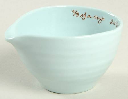 Sophie Conran Celadon 1/3 Cup Measuring Cup with Spout
