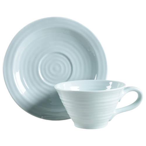 Sophie Conran Celadon Flat Cup & Saucer Set