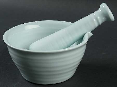 Sophie Conran Celadon Pestle and Mortar