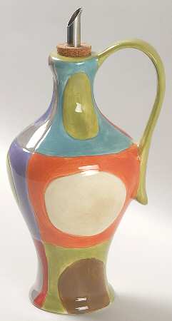 Urban Dots Oil Jar & Drizzle Spout