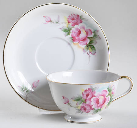 PRJ15 Footed Cup & Saucer Set