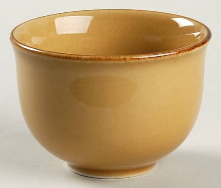 Asian Square Yellow Cup No Handle