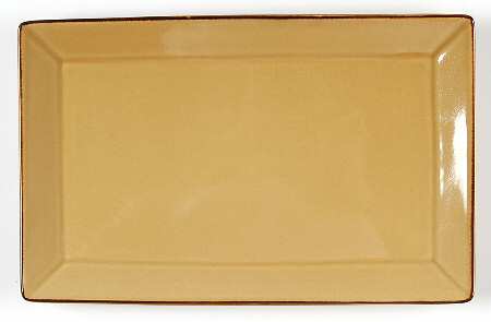 Asian Square Yellow Sushi Plate