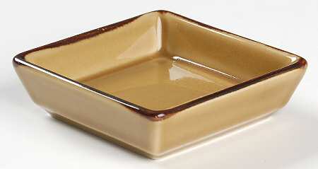 Asian Square Yellow Soy Sauce Dish