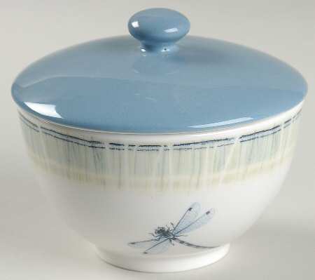 Lakeside (Narrow Rim) Sugar Bowl & Lid