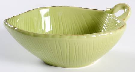Tropical Leaf Individual Salad Bowl