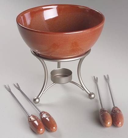 Plymouth (6 Piece) Fondue Set by Pfaltzgraff
