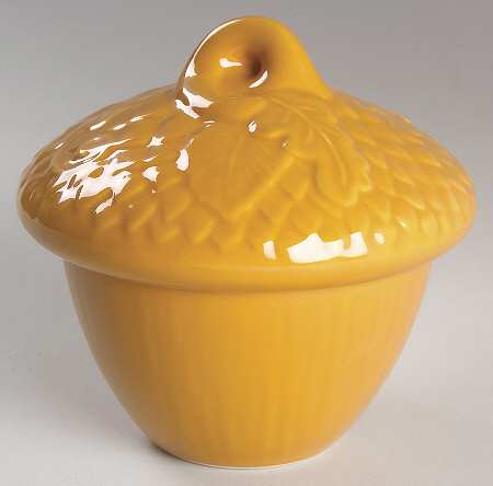 Plymouth Acorn Bowl & Lid