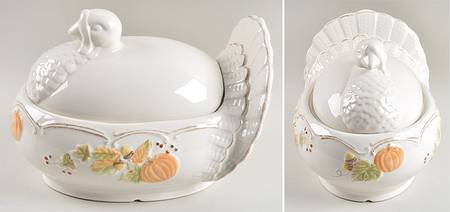Plymouth Figural Oval Covered Vegetable
