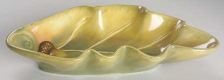 Plymouth 9" Leaf Shaped Open Candy Dish by Pfaltzgraff