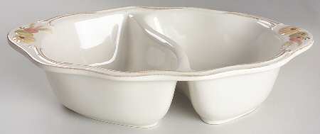 Plymouth 11" Oval Divided Vegetable Bowl