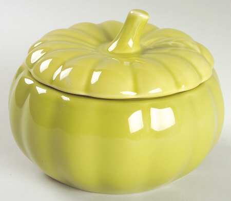 Plymouth Small Figural Pumpkin Bowl & Lid