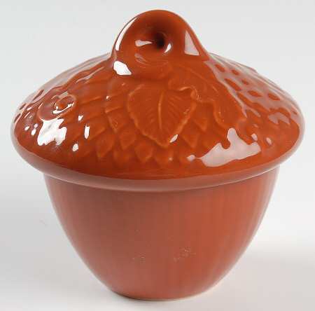 Plymouth Acorn Bowl & Lid