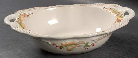 Plymouth 9" Nesting Handled Oval  Serving Bowl