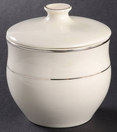 Tambour Sugar Bowl & Lid by Nancy Prentiss