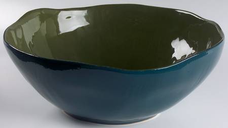 Nuevo Organic 12" Large Salad Serving Bowl