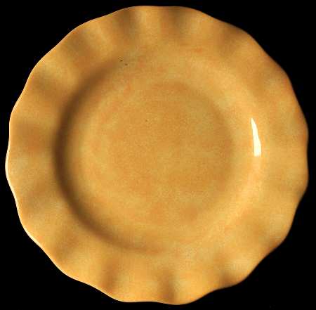Napoli Yellow Salad Plate