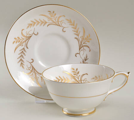 Golden Glade Footed Cup & Saucer Set