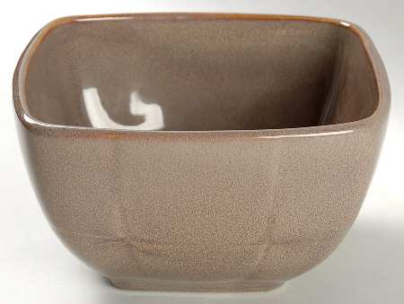 Grey Cubic Square Cereal Bowl