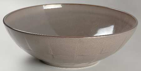 Grey Cubic 13" Large Salad Serving Bowl