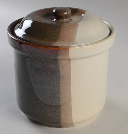 Brownstone Small Canister & Lid