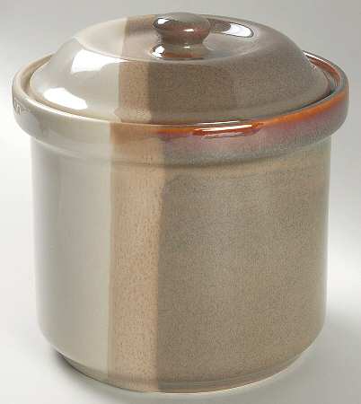 Brownstone Medium Canister & Lid