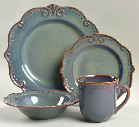 Madrid Pewter 4 Piece Place Setting