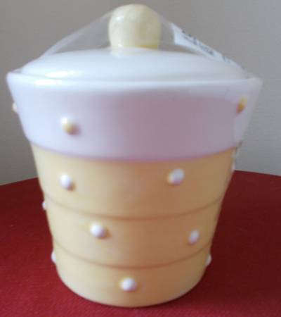 Yellow Polka Dots Storage Jar & Lid