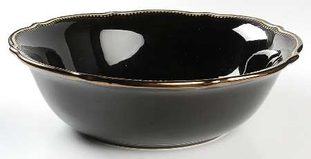 Beaded Bronze 13" Round Vegetable Bowl