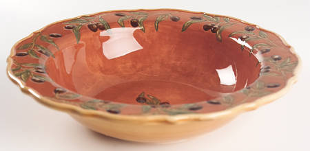 Olive Bistro 12" Round Serving Bowl