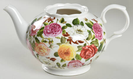 Rose Bouquet Teapot No Lid