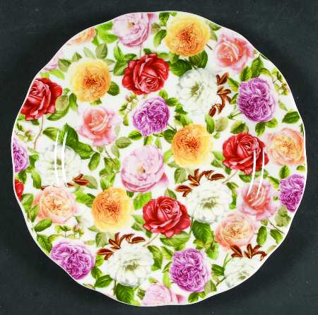 Rose Bouquet Salad Plate