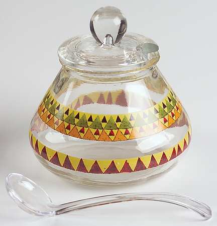 Tempe Glassware Sugar Bowl & Lid